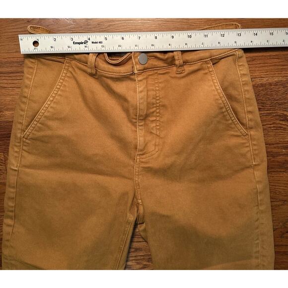 Everlane Jeans Womens Size 4 Brown Cropped Straight Mid Rise Denim - Picture 5 of 8